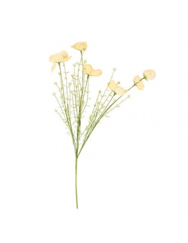 Bouquet de Fleurs des Champs Jaune 55 cm HOME SWEET HOME Décoration festive