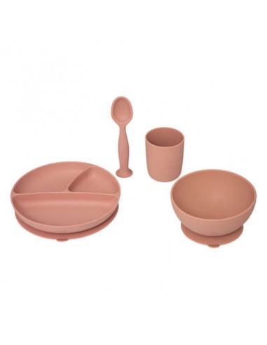 SET REPAS 4P SILICONE TERRA HOME SWEET HOME Chambre pour enfant