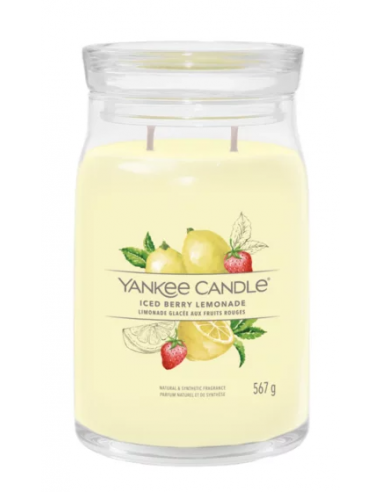 BOUGIE YANKEE CANDLE 567G\"ICED BERRY LEMONADE \" HOME SWEET HOME YANKEE CANDLE