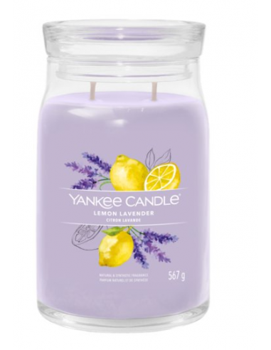 BOUGIE YANKEE CANDLE 567G\" CITRON LAVANDE \" HOME SWEET HOME YANKEE CANDLE