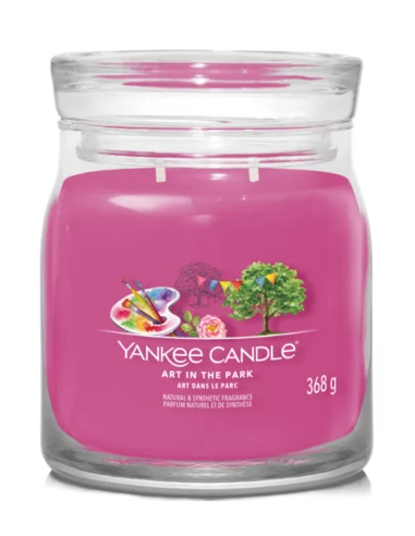 YANKEE CANDLEE 368G\" ART IN THE PARK\" HOME SWEET HOME YANKEE CANDLE