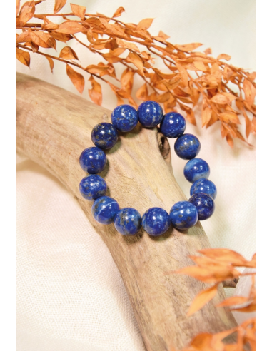 Bracelet Lapis Lazuli Perles rondes 14 mm HOME SWEET HOME Lithothérapie