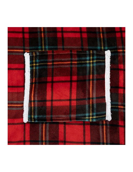 PLAID SWEAT IMP TARTAN TAILLE UNIQUE HOME SWEET HOME Linge de maison