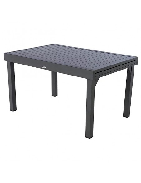 Table de jardin extensible Piazza Aluminium traité époxy Graphite 6/10 places HOME SWEET HOME Accueil