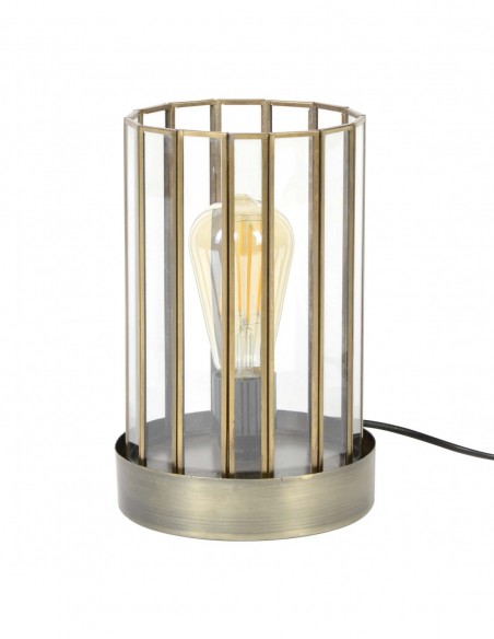 Lampe à poser 1L artdeco cylindre HOME SWEET HOME Luminaires & Suspensions