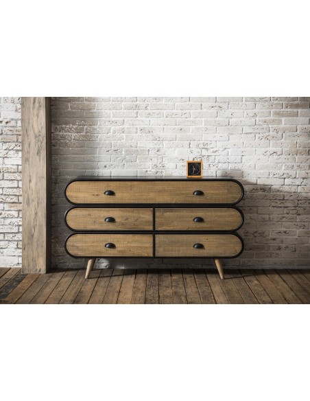 Enfilade Trunk 4+1 tiroir HOME SWEET HOME Consoles & Meubles