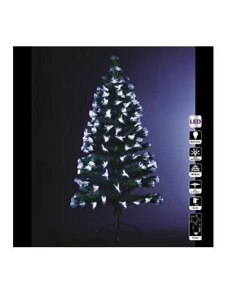 SAPIN FIBRE OPTIQUE 88 LEDS H.90CM HOME SWEET HOME Noel