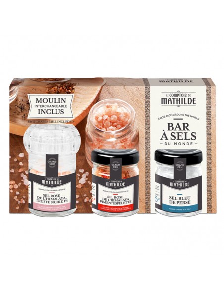 Bar à Sels du Monde 3x35g HOME SWEET HOME Épicerie fine