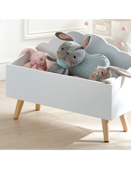 Coffre enfant \"Nuage\" blanc HOME SWEET HOME Chambre pour enfant