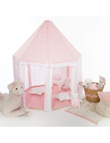 TENTE YOURTE ROSE HOME SWEET HOME Chambre pour enfant