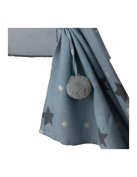 TIPI 5 PIEDS H.160 CM BLEU ARGENT HOME SWEET HOME Chambre pour enfant