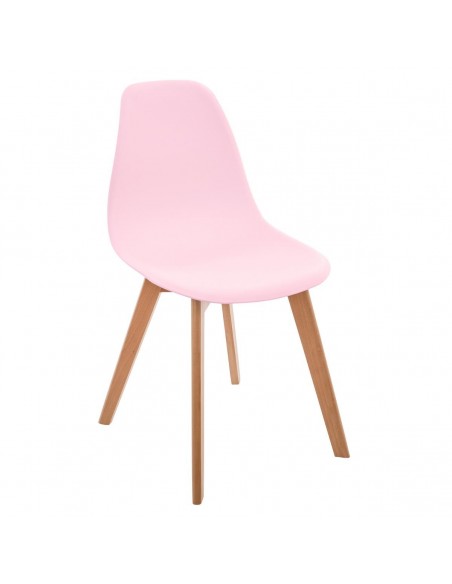 Chaise enfant \"Scandinave\" rose HOME SWEET HOME Chambre pour enfant