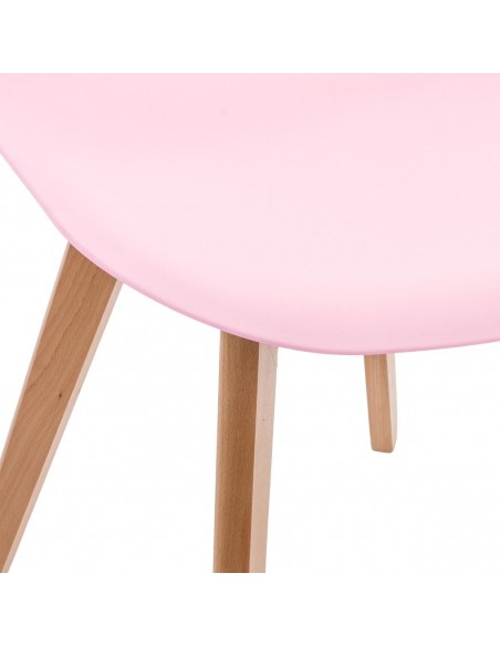 Chaise enfant \"Scandinave\" rose HOME SWEET HOME Chambre pour enfant