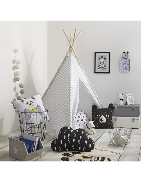 Tipi enfant gris HOME SWEET HOME Chambre pour enfant