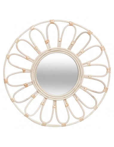 Miroir \"Rosace\", rotin D56 cm HOME SWEET HOME Porte-manteaux & Miroirs