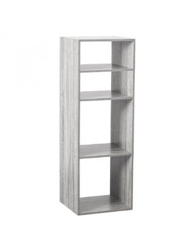 ETAGERE 2+2 CASES GRIS HOME SWEET HOME Rangement