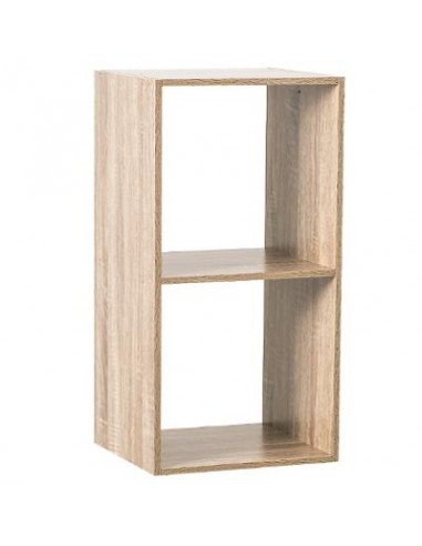 ETAGERE 2 CASES NATUREL HOME SWEET HOME Rangement