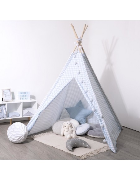 Tipi enfant bleu HOME SWEET HOME Chambre pour enfant