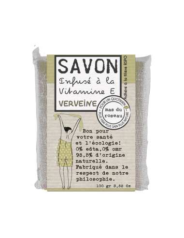 Savonnette végétal parfumé coloré – VERVEINE HOME SWEET HOME Le Mas du Roseau