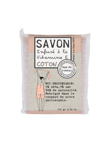 Savonnette végétal parfumé coloré – COTON HOME SWEET HOME Le Mas du Roseau