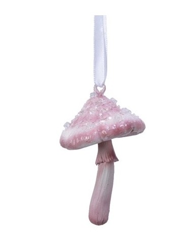 CHAMPIGNON ROSE FORME OVALE HOME SWEET HOME Noel