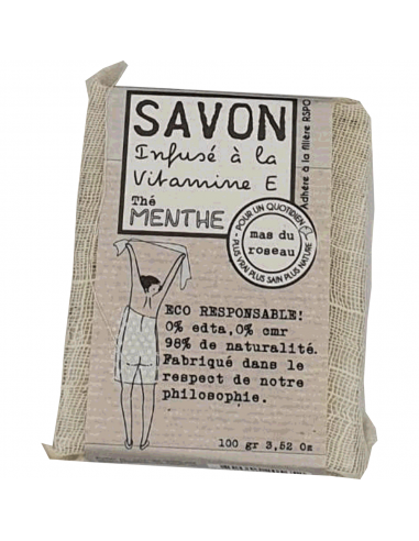 Savonnette végétal parfumé coloré – MENTHE HOME SWEET HOME Le Mas du Roseau