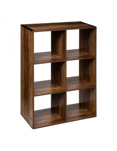 ETAGERE 6 CASES BOIS INDUS HOME SWEET HOME Rangement