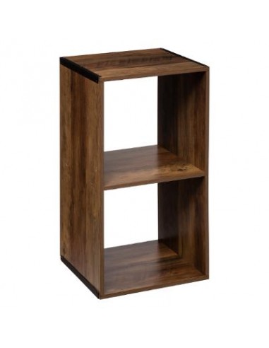 ETAGERE 2 CASES BOIS INDUS HOME SWEET HOME Rangement