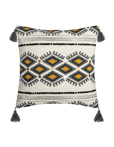 HOUSSE DE COUSSIN AZTEQ PAMPIL 40X40CM HOME SWEET HOME Linge de maison