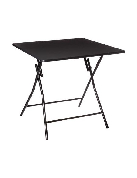 TABLE PLIANTE 80X80CM NOIR HOME SWEET HOME Table pliante