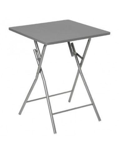 TABLE PLIANTE 60X60CM GRIS HOME SWEET HOME Table pliante