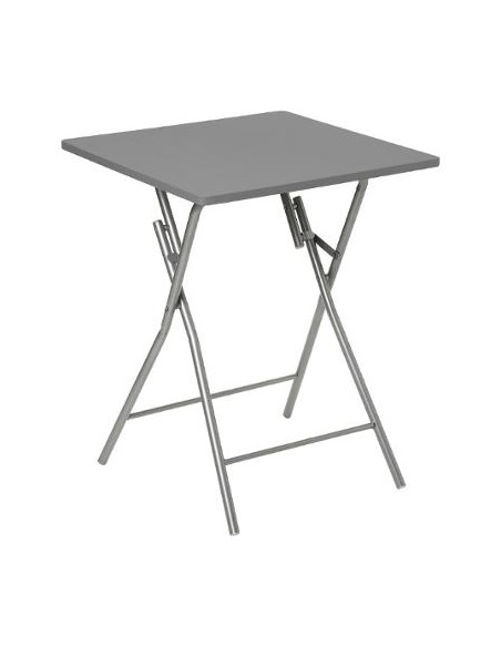 TABLE PLIANTE 60X60CM GRIS HOME SWEET HOME Table pliante