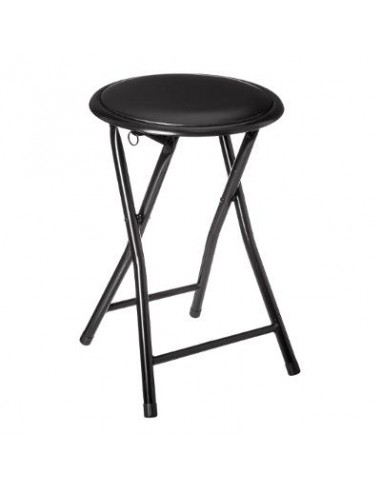 TABOURET PLIANT NOIR HOME SWEET HOME Tabouret pliant