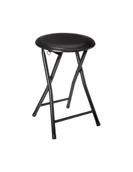 TABOURET PLIANT NOIR HOME SWEET HOME Tabouret pliant