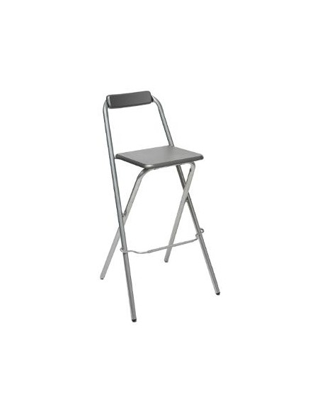 TABOURET DE BAR GRIS FONCE HOME SWEET HOME Tabouret pliant