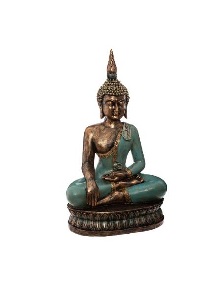 BOUDDHA ASSIS RESINE H72,5CM HOME SWEET HOME Objet de décoration