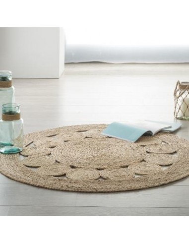 Tapis ajouré en jute D120 cm HOME SWEET HOME Objet de décoration