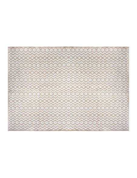 Tapis blanc en jute & coton 120x170 cm HOME SWEET HOME Objet de décoration