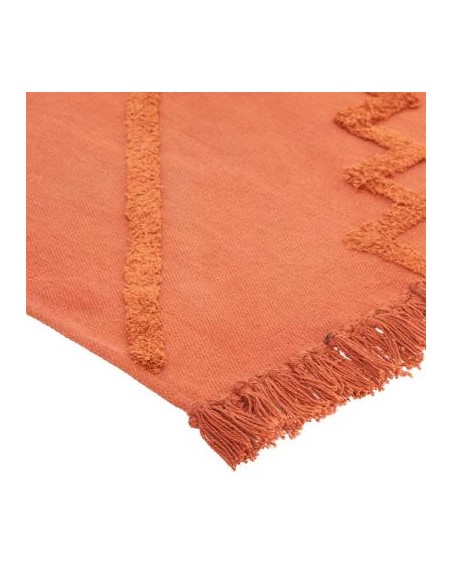 Tapis en coton tufté \"Inca\" terracota 120x170 cm HOME SWEET HOME Objet de décoration