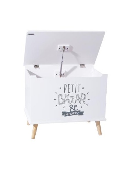 Coffre enfant blanc en bois HOME SWEET HOME Chambre pour enfant