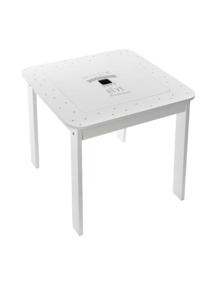 Table & 2 tabourets garçon HOME SWEET HOME Chambre pour enfant