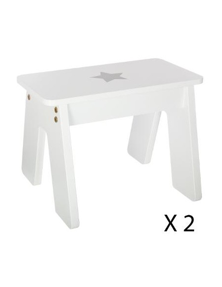 Table & 2 tabourets garçon HOME SWEET HOME Chambre pour enfant