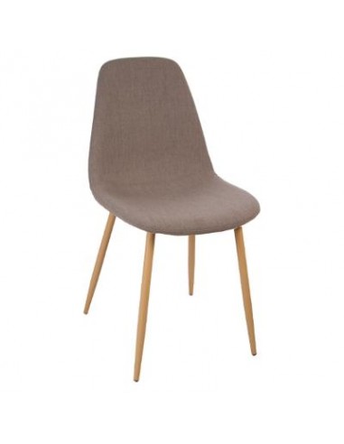 Chaise \"Roka\" taupe HOME SWEET HOME Chaises & Tabourets