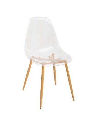 Chaise \"Taho\" transparente HOME SWEET HOME Chaises & Tabourets