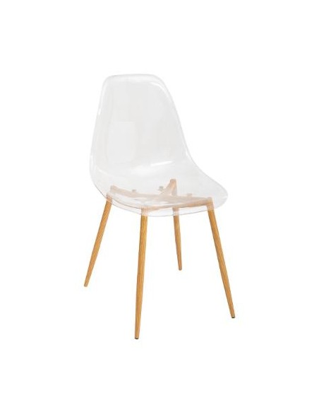 Chaise \"Taho\" transparente HOME SWEET HOME Chaises & Tabourets