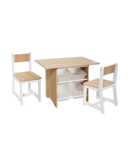 TABLE BACS X4 + CHAISE X2 HOME SWEET HOME Chambre pour enfant