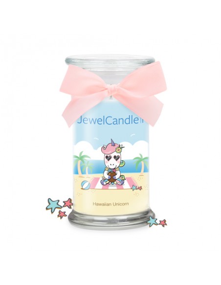 Bougie Jewel Candle \"Hawaiian Unicorn\" - Collier HOME SWEET HOME Bougie bijou