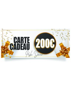E-Carte cadeau 200 euros