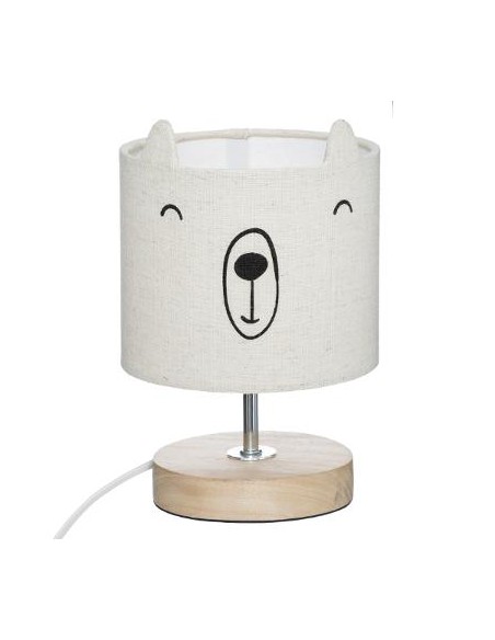 LAMPE ABAT JOUR OURSON HOME SWEET HOME Chambre pour enfant