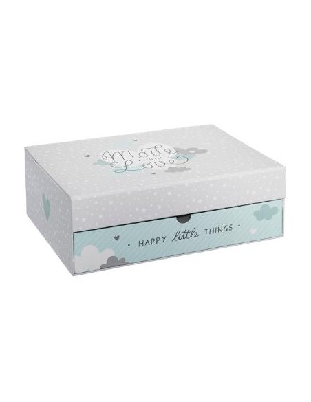 COFFRET CADEAU NAISSANCE BLEU HOME SWEET HOME Chambre pour enfant